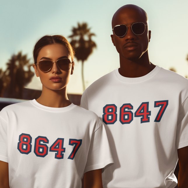 8647 Widerstand gegen Trump T-Shirt (Von Creator hochgeladen)