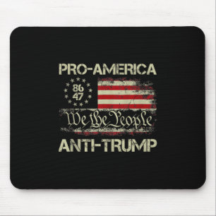 8647 Wir das Volk Pro-Amerika Anti-Trump Tank Top Mousepad