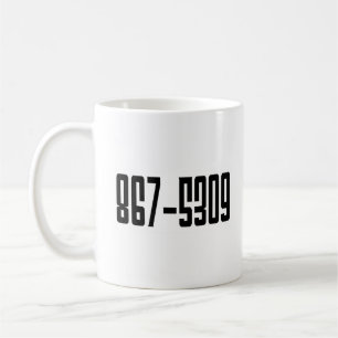 867-5309 KAFFEETASSE
