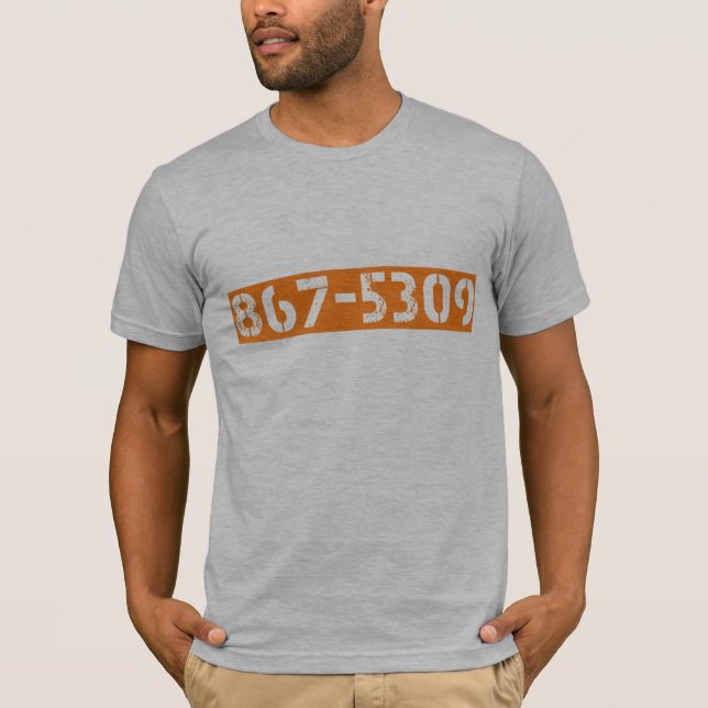 867-5309 T-Shirt (Vorderseite)