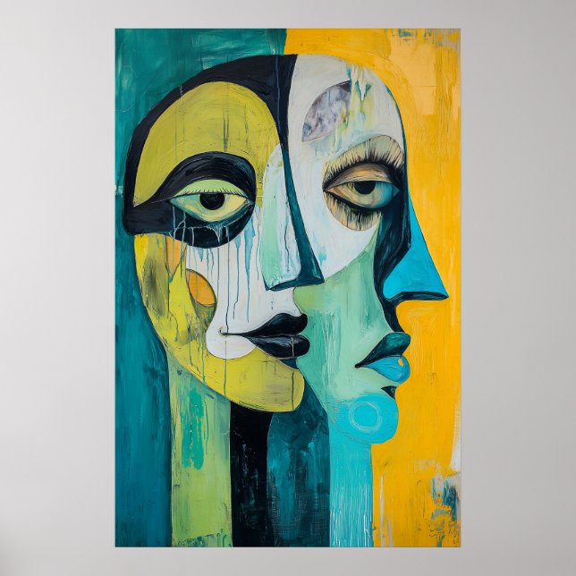 867 Abstrakt Poster (Vorne)