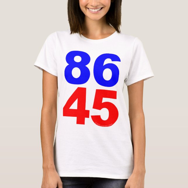 86 45 (für sie) T-Shirt (Vorderseite)