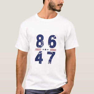86 47 Anti Trump 8647 Retro Vintag Style T-Shirt