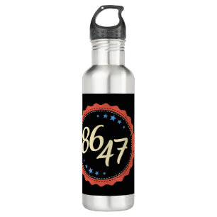 86 47 Anti Trump Funny Edelstahlflasche