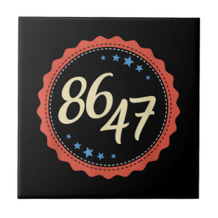 86 47 Anti Trump Funny Fliese