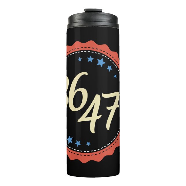 86 47 Anti Trump Funny Thermosbecher (Vorderseite)