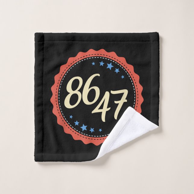 86 47 Anti Trump Funny Waschlappen (Waschlappen)