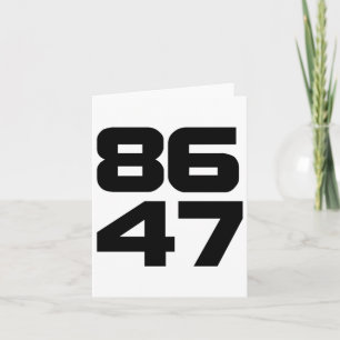 86 47 Bold Anti Trump Resist Project 2025 Karte