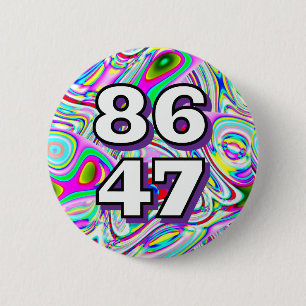 86 47 (Sie können die Wörter ändern) Button