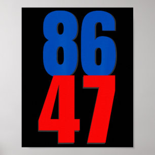 86 47 Trump Protest Poster