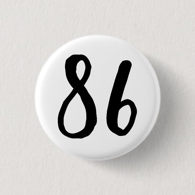86 BUTTON (Vorderseite)