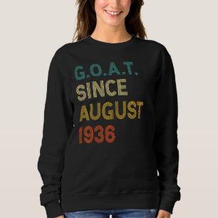 86. Geburtstag 86 Jahre alte Ziege Seit August 193 Sweatshirt