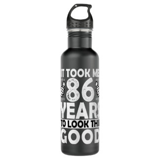 86. Geburtstagsgeschenk hat mich 86 Jahre guter Wi Edelstahlflasche