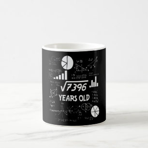 86 Jahre altes Tagesmathematiklehrer 86. Geburtsta Kaffeetasse