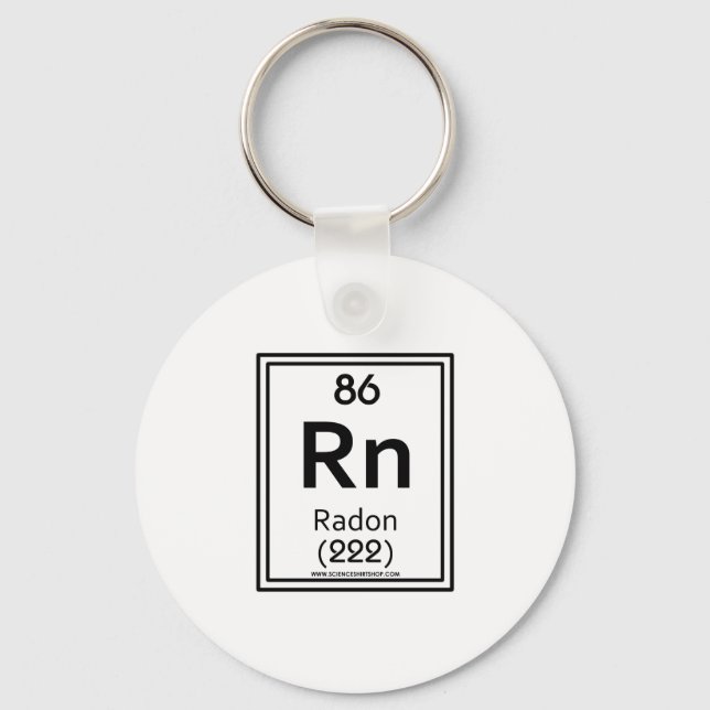 86 Radon Schlüsselanhänger (Vorderseite)