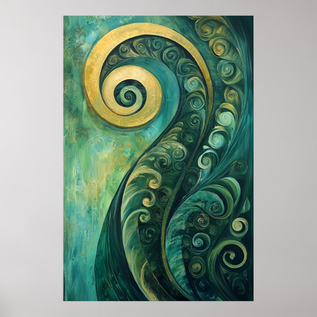 873 Abstrakt Poster (Vorne)