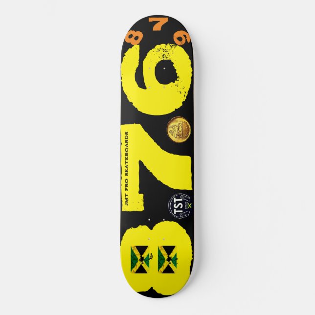 876 OFFIZIELL 8.17.23 8 1/4" Skateboard Deck (Vorderseite)