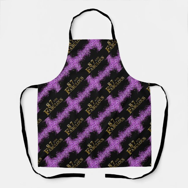 87. Geburtstag Schürze (Vorderseite)