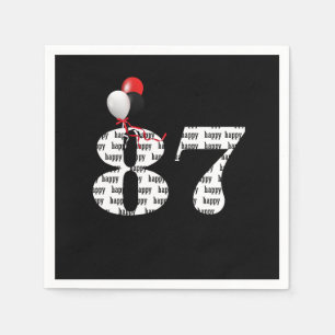 87. Geburtstagsballons Serviette