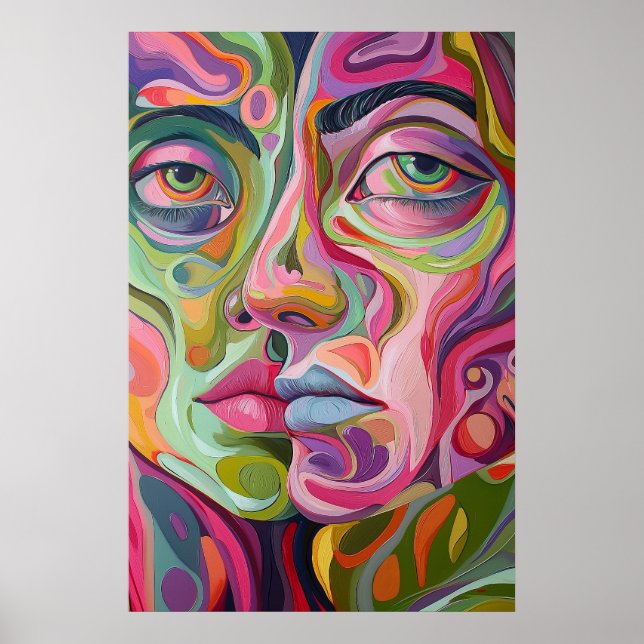 880 Abstrakt Poster (Vorne)