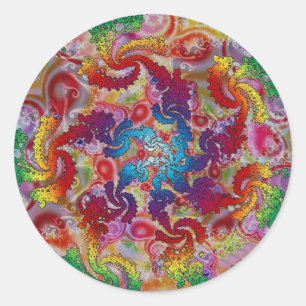 8813 RUNDER AUFKLEBER