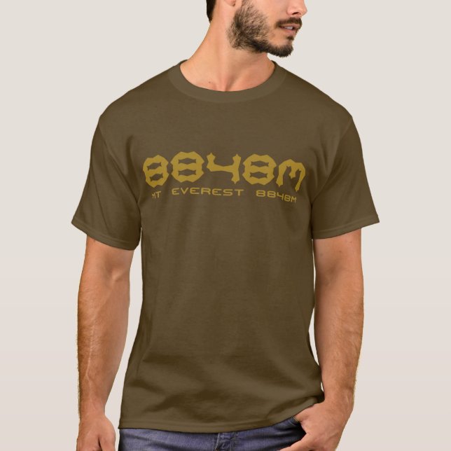 8848m T-Shirt (Vorderseite)