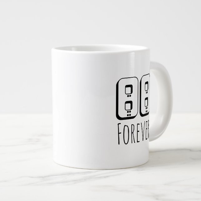 88 Forever Spezial-Mug Jumbo-Tasse (Vorderseite Rechts)