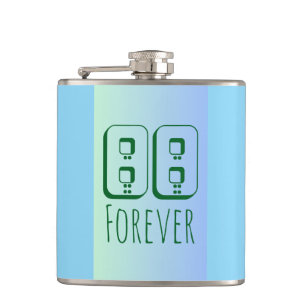 88 Forever Vinyl umhüllte Flasche Flachmann