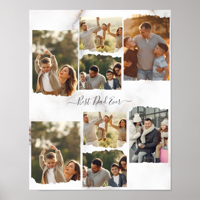 88 Foto Moderne Elegante Collage Family Liebe Poster (Vorne)