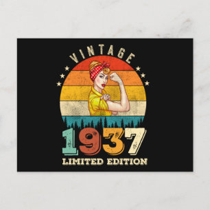 88. Geburtstag 1937 Vintage 88. Geburtstagsfeier F Postkarte