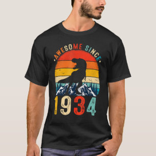 88 Jahre alt Phantastisch seit 1934 Dinosaurier 88 T-Shirt