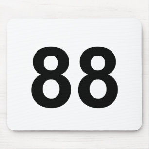 88 - Nummer achtundachtzig Mousepad