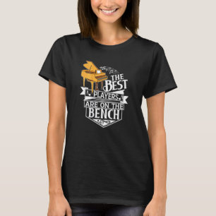 88 Tasten 10 Finger kein Problem Backprint Tastatu T-Shirt