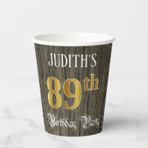 89. Geburtstagsparty - Imitate Gold & Imitate Wood