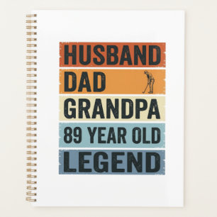 89-jähriger Ehemann Vater Opa Legende Shirt_1 Planer