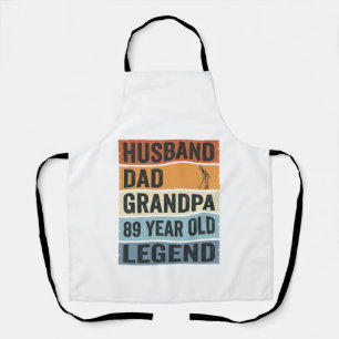 89-jähriger Ehemann Vater Opa Legende Shirt_1 Schürze