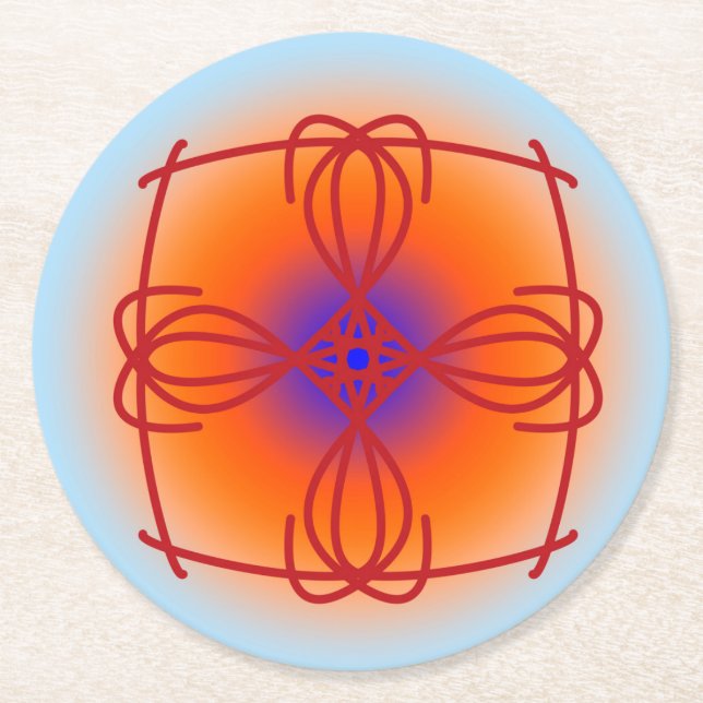 89 RUNDER PAPPUNTERSETZER (Vorderseite)
