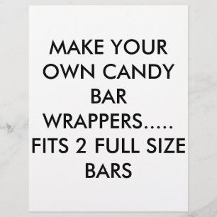 8.1/2 X 11 KANDY-BAR-WRAPPER FLYER