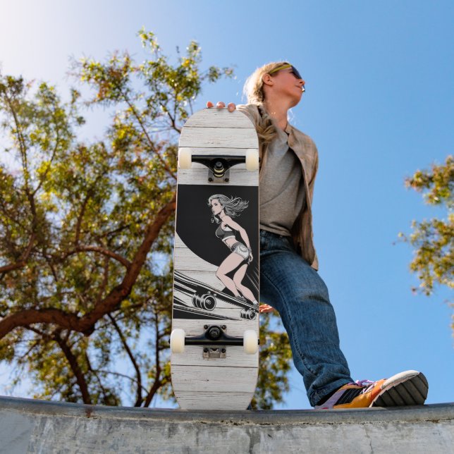 8 1/8" Board Babe Design Skateboard Deck (Außenbereich 1)