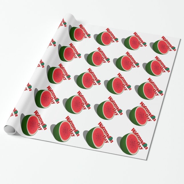 8-3 Watermelon Day Geschenkpapier (Ungerollt)