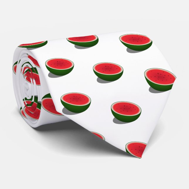 8-3 Watermelon Day Krawatte (Gerollt)