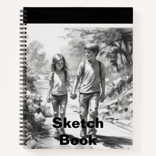 8,5" x 11" Spiral Notebook-Software Notizbuch (Vorderseite)