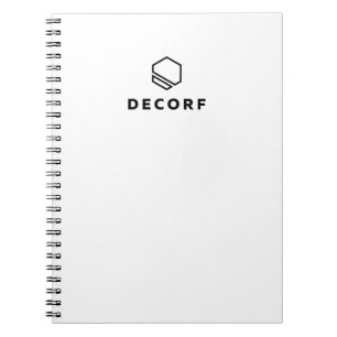 8,5" x 11" SpiralNotebook - Schwarz Notizblock