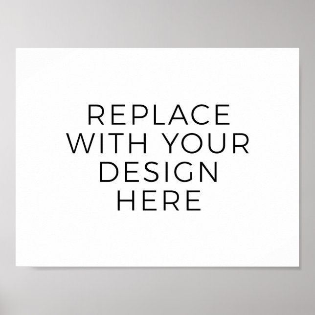 8,5 x 11 Zoll (horizontal) Poster (Vorne)