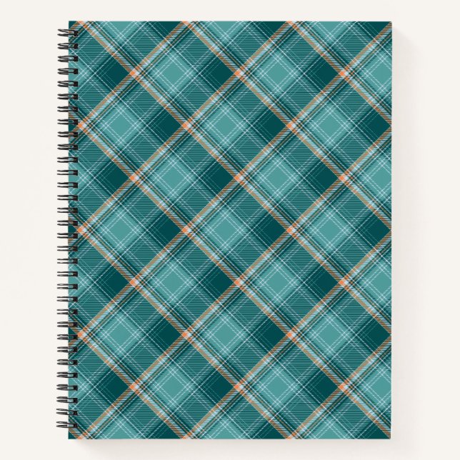 8.5x11 Spiral Notebook Eire Kariert Notizbuch (Vorderseite)