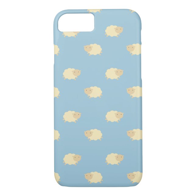 8/7 Mignonne Sheep Motif iPhone 7 Coque (Dos)