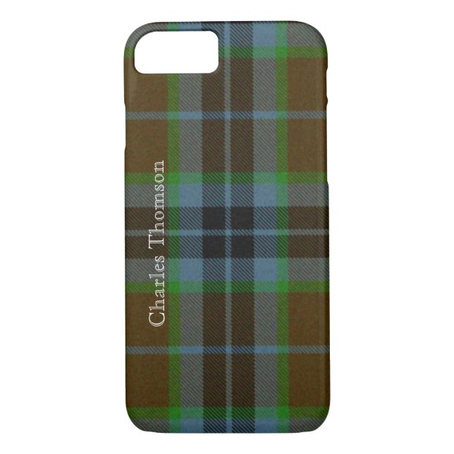 8/7 Thomson Tartan Plaid iPhone 7 Coque (Dos)
