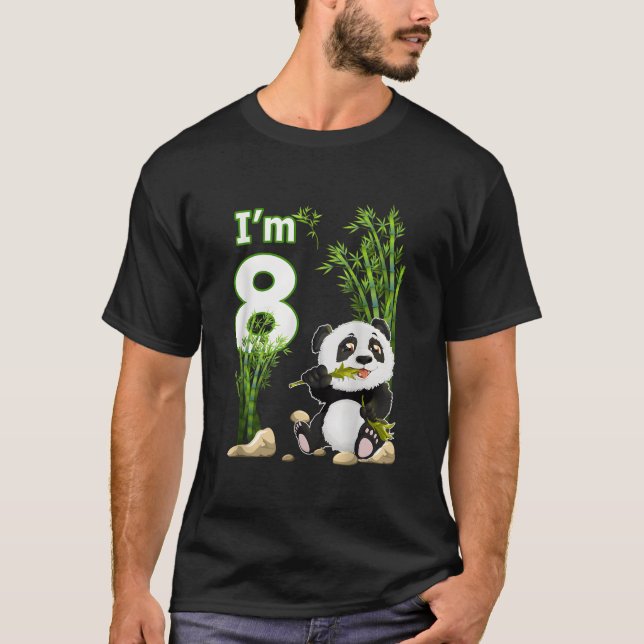 8. 8 Py Tier Panda T-Shirt (Vorderseite)