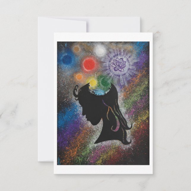 8,9 cm x 12,7 cm Flachbildschirm Dankeskarte (Vorderseite)