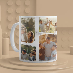 8 Acht Foto Moderne Elegante Collage Family Liebe  Kaffeetasse